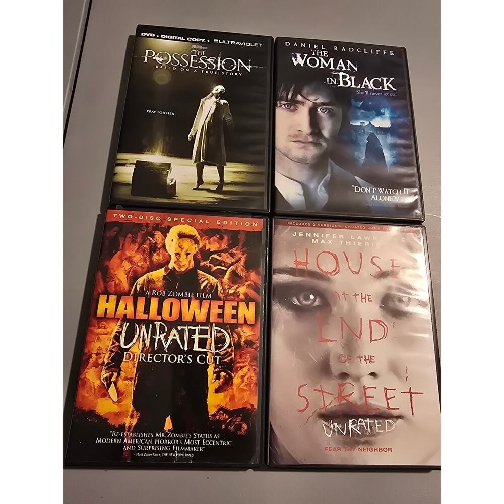 4 DVDs Title in Description